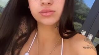 Watch bhadbhabie bikini twerk phun, seen bhadbhabie broadcast on bitchleaks.com