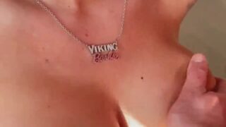 CURVY viking barbie strap on