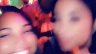 Anissa Kate tits tease caught on camera