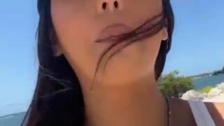 Sophialeone wild rooftop strip show