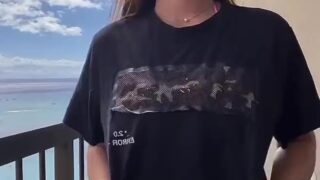 Ambsofficialxo hot public strip fun