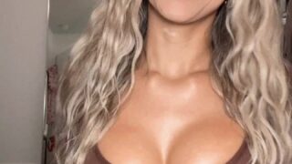 Nude late-night campfire fun with Victoria Lit