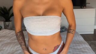 Nude rooftop pool session with Victoria Lit leaked