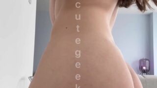 Masturbation clips of Cutegeekie Onlyfans trending
