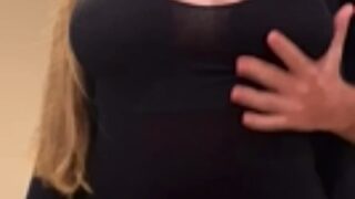 alluring intimate Maya Martinni backstage dark