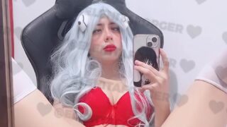 Hardcore strap-on pegging with ELENITAFORGER caught in HD