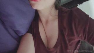 Secret cam catches ELENITAFORGER moaning in a public restroom