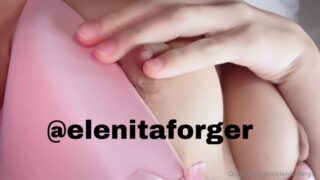 ELENITAFORGER teasing herself during hardcore solo squirting session