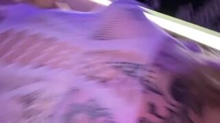 FawksLily drenched in oil before deep massage fuck