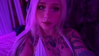 FawksLily gets face-fucked until she gags