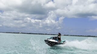 Grace Boor taking rough strokes in POV