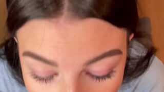 Messy facial compilation leaked  Ellyandnick covered in cum