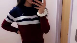 Face covered  Aishah Sofey takes a huge load