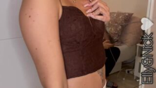 POV blowjob leaked  Ellyandnick sucking until she chokes