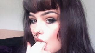 Leaked blowjob POV  GoddessOffxck throat fucked hard