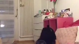 deep dildo POV Celine Centino creampie cam