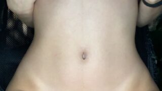 Kitty882 nude solo dildo facial on bed