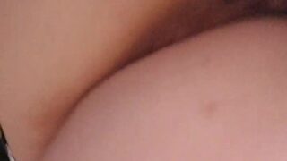 Brujita Roja squirt on dildo with dripping pussy