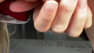 Nude Pyra Fae squirting all over the bed