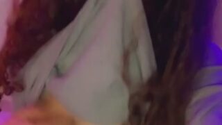 Kitty882 tits pushed together before messy squirt