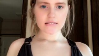 gap loop facefuck Blondpeche squirt plug