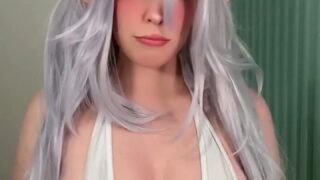 shiroluxx onlyfans titfuck session tight stretch