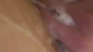 anal creampie from Celine Centino POV