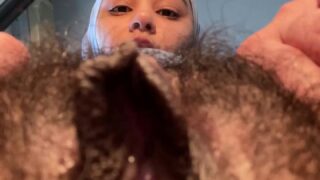 Intense oral from Sahabby ends in mouth full of cum
