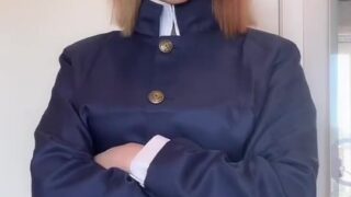 Public dildo play – Noemiexlili riding hard under stairwell