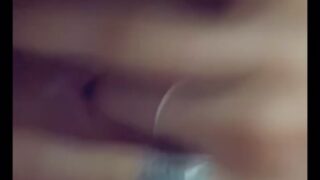 Noemiexlili’s wrists cuffed, gag in mouth, dripping as she’s used