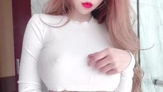 Tight dress ride in public with Jenna Chew moaning low