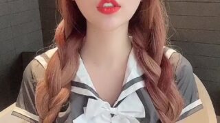 POV blowjob from Jenna Chew with eye contact and dripping spit