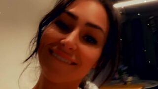 JoannieFit gives slow, messy blowjob with deep eye contact