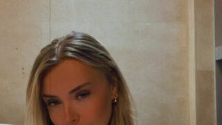 POV creampie – Corrina kopf filled inside dressing room