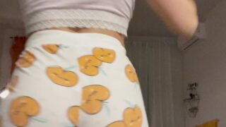 JoannieFit tight pussy ride anal leak pov fuck