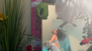 wetkittycity rubbing nipples while topless on cam
