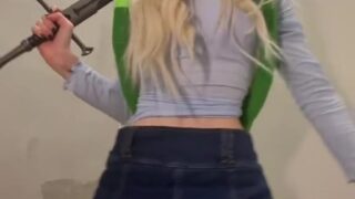 Deep anal creampie – Noemiexlili can’t take more but gets it all