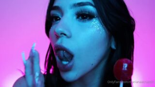 Kaitlyn Bubolz gets railed with RGB lights flashing