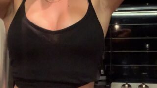 JoannieFit takes massive cock in sloppy blowjob