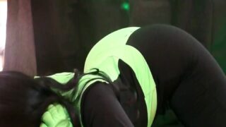 Leaked home video: Invader Jade fucked on the balcony at night