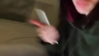 Noemiexlili in leaked lingerie shoot, ends with messy facial