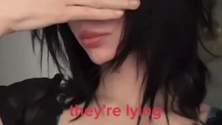 POV spit gagging – Noemiexlili dripping all over cock