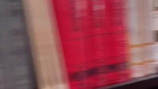 Public flashing dare – Noemiexlili masturbates mid-street