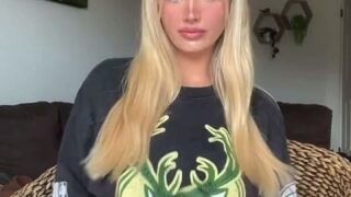 Lily Lanes teases in latex before riding dick raw