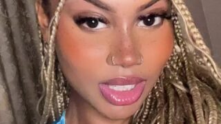 MerMaix slow strip tease turns into pussy rubbing