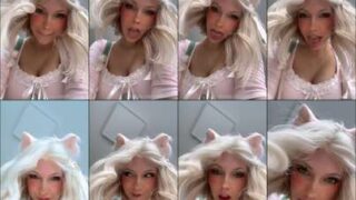 Naughty couch tease Milkimind leaks in lingerie