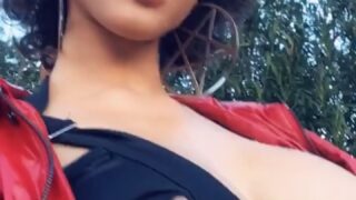 Sensual bus ride turns wild with StormiMaya sex in public