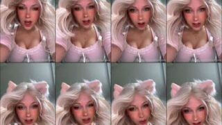 Naughty oil massage Milkimind topless on chair