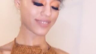 Girlfriend helps StormiMaya with intense ass fuck in hotel room