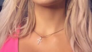 Public car blowjob – Molly Eskam caught sucking hard